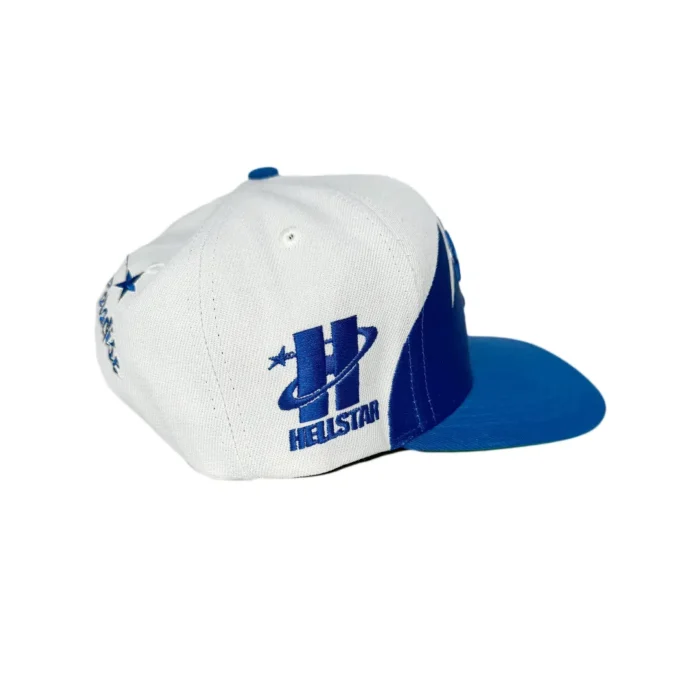 Off White/Royal Blue – Shark Teeth Snapback