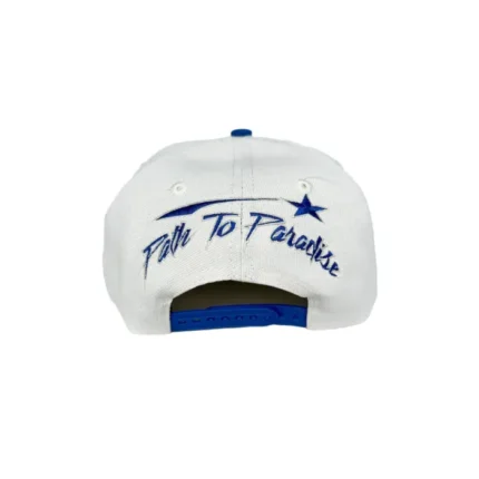 Off White/Royal Blue – Shark Teeth Snapback