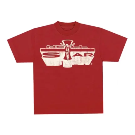 Hellstar Jesus Emblem Red T-Shirt